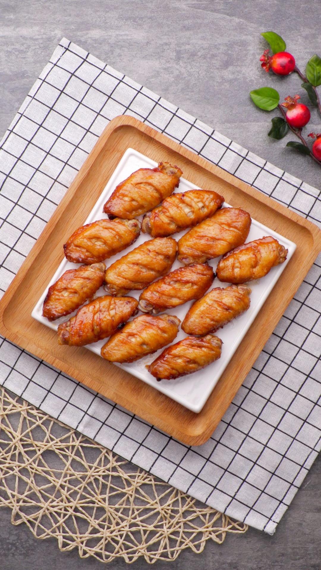 微波炉版蜜汁鸡翅