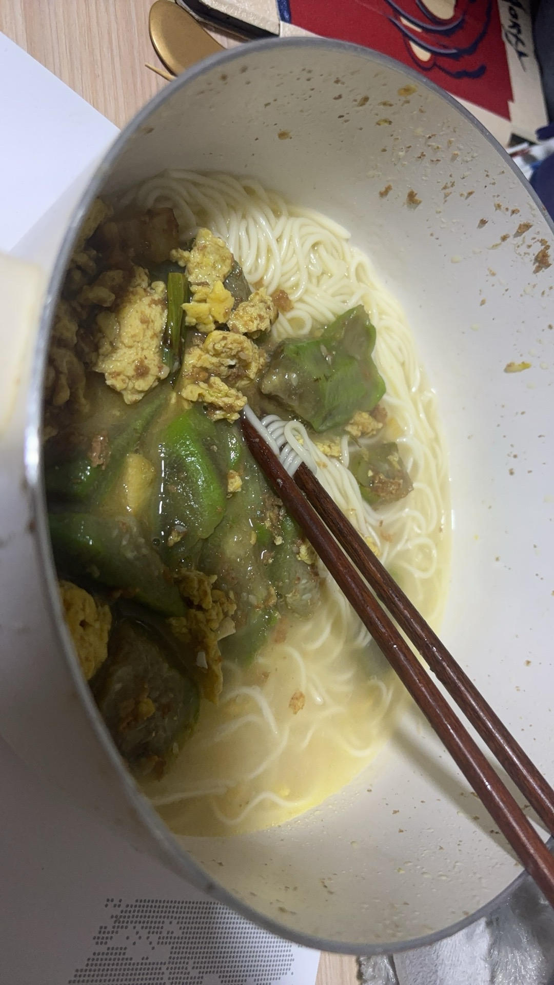 丝瓜炒鸡蛋-汁拌饭面都好吃