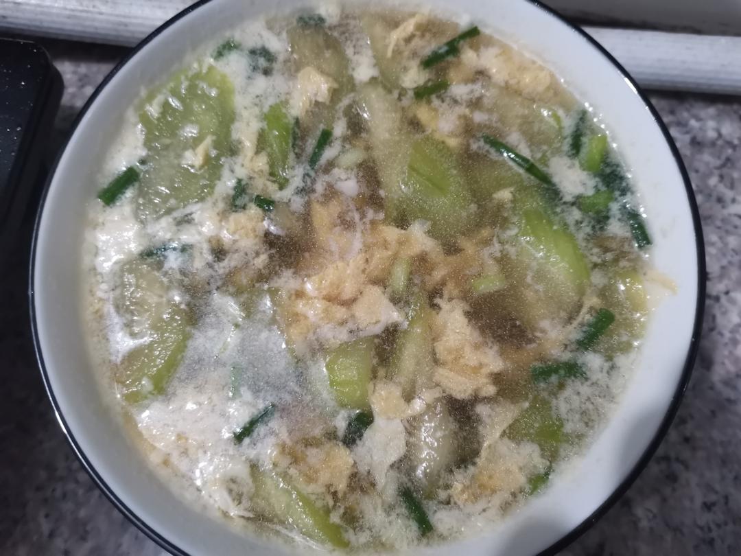 丝瓜鸡蛋汤