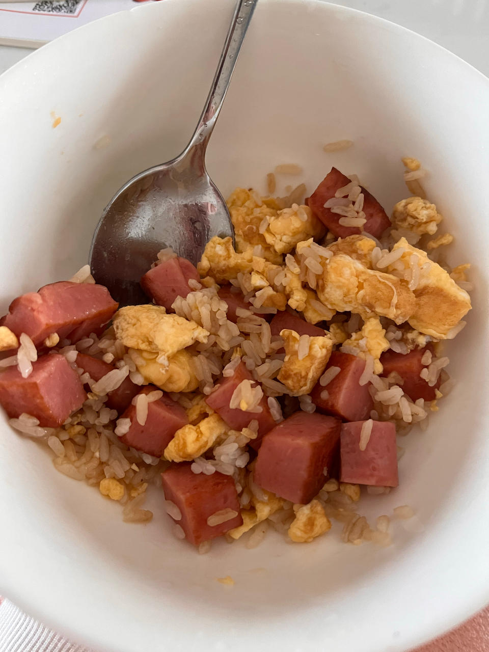 鸡蛋火腿炒饭、蛋炒饭