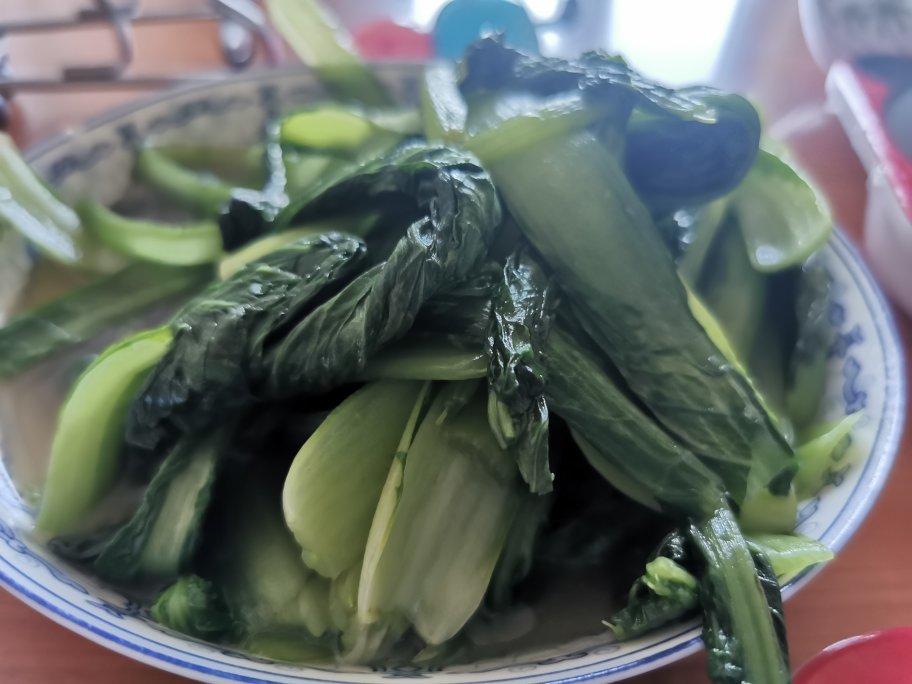 无油清炒小白菜