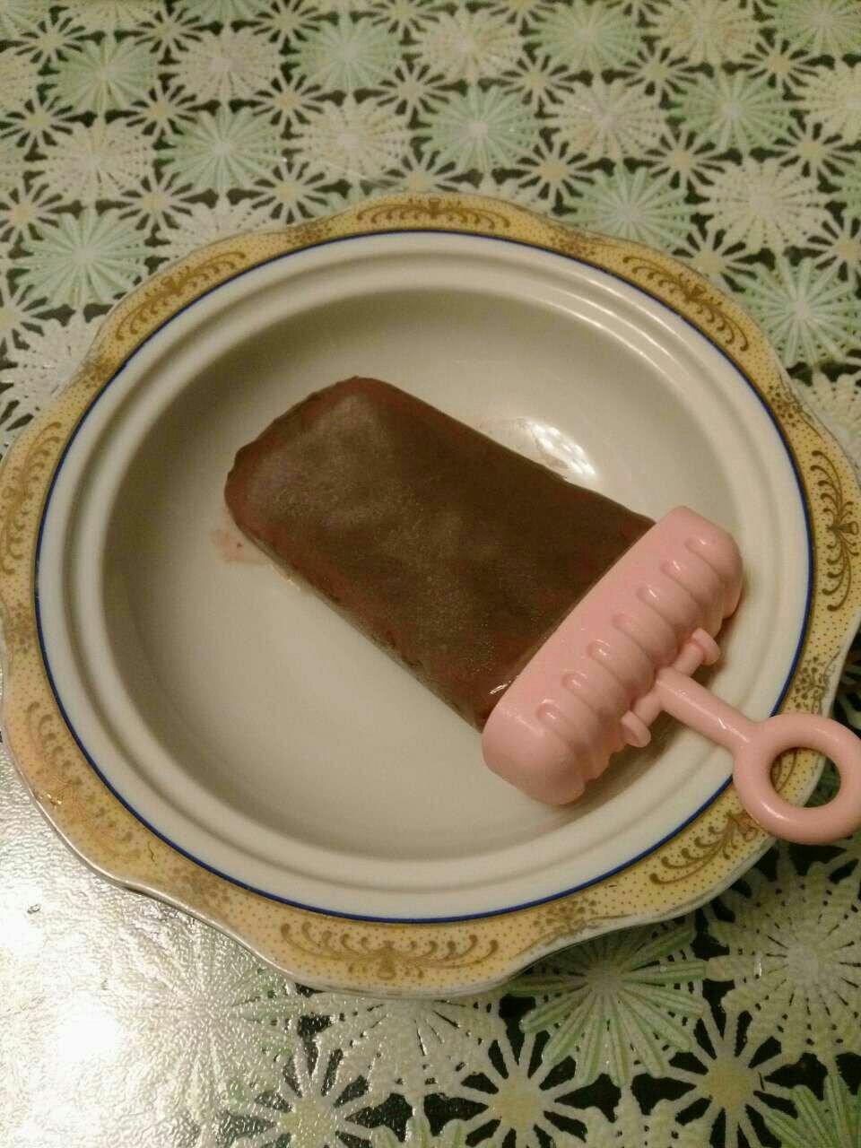 自制牛奶蓝莓冰棒