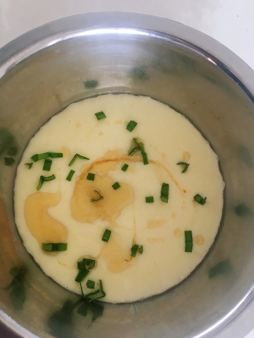 嫩滑水蒸蛋❗️简单几步就能做❗️❗️巨好吃～