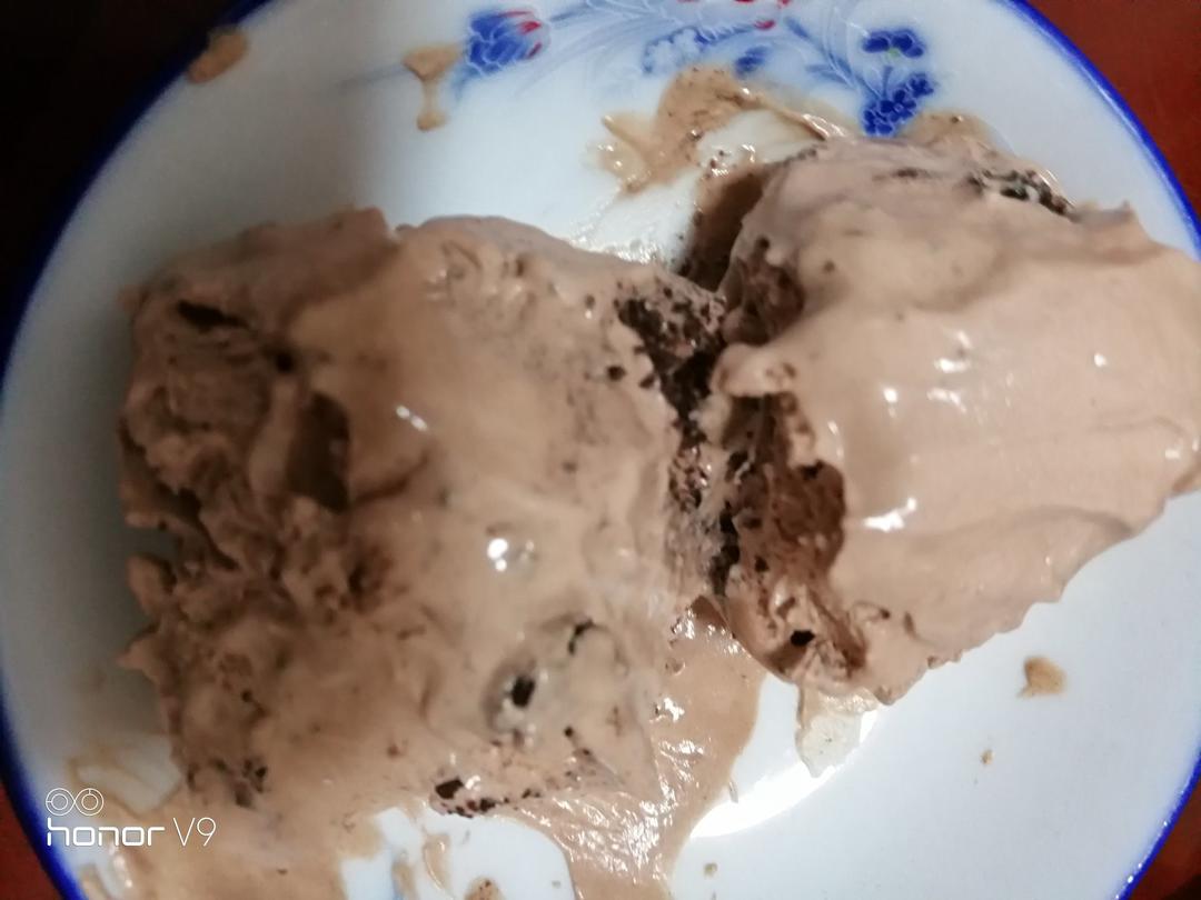 绝对无冰渣的最好吃的巧克力朗姆冰淇淋（纯手工）