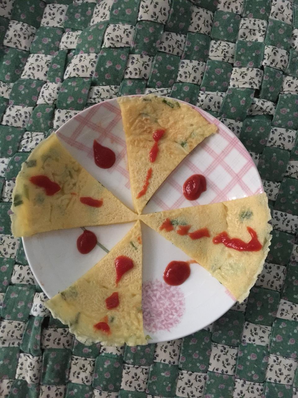快手鸡蛋饼～～十分钟早餐！