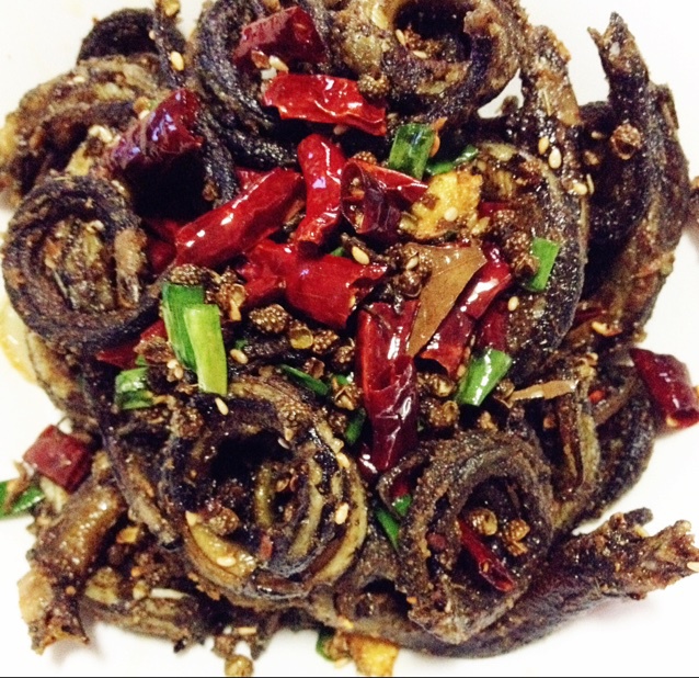 凉月花颜兮做的火爆盘鳝