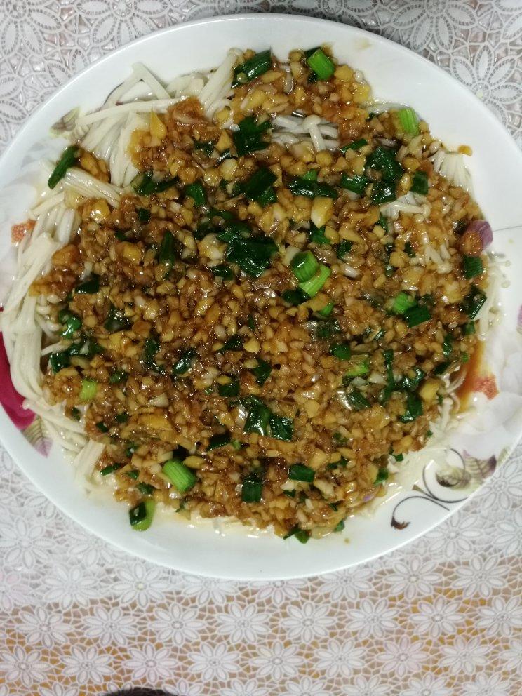 蒜蓉蒸金针菇