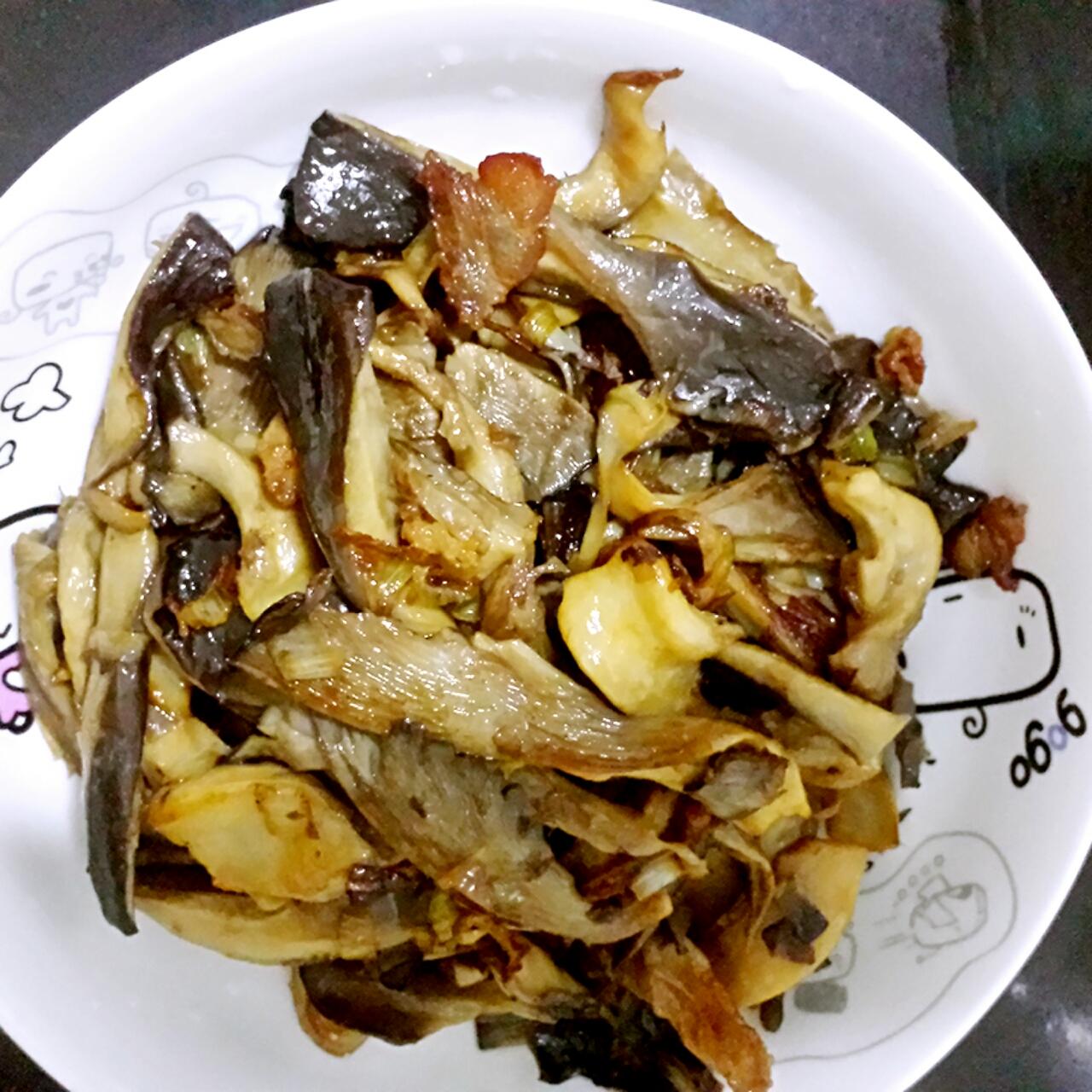 肉炒鲜蘑的做法