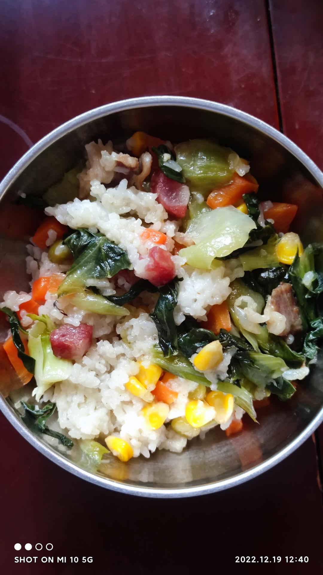 上海版咸肉菜饭