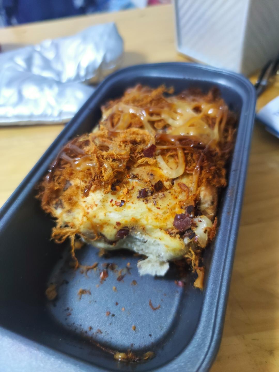 红豆肉松吐司（祐禾/美尔迪的那款）😏