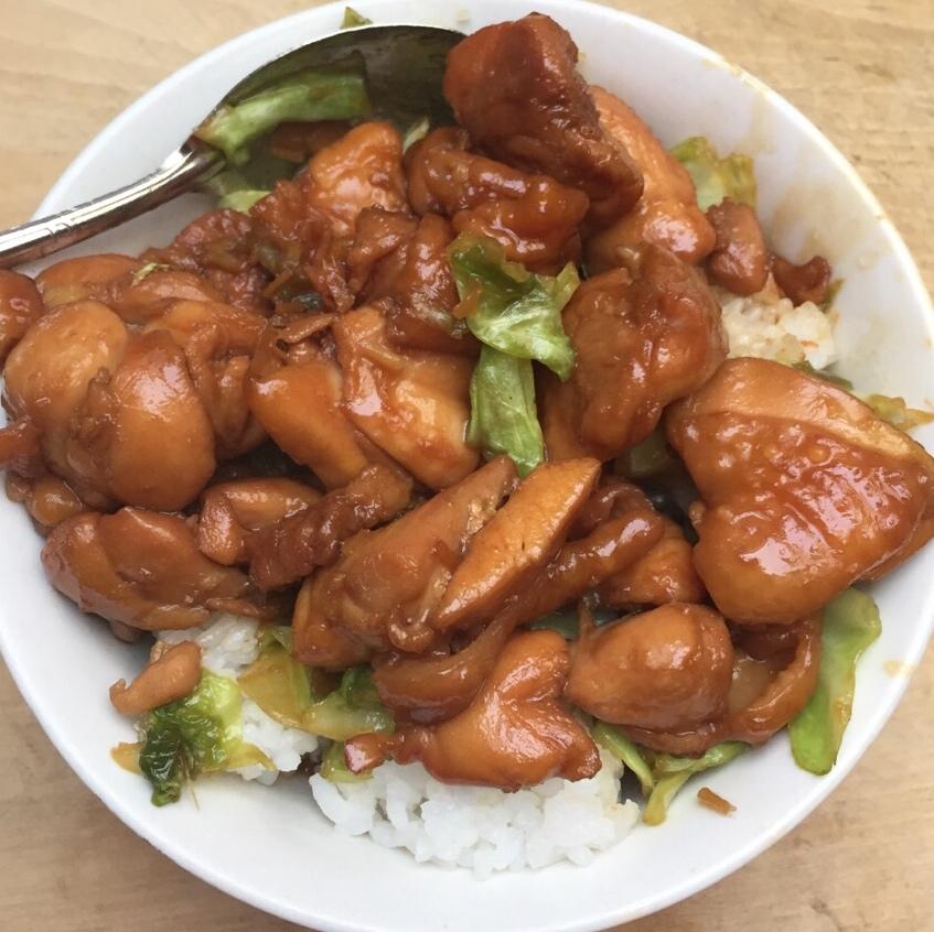 照烧鸡腿饭