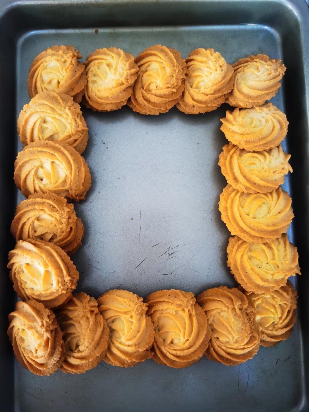 零失败花纹超级立体的黄油曲奇