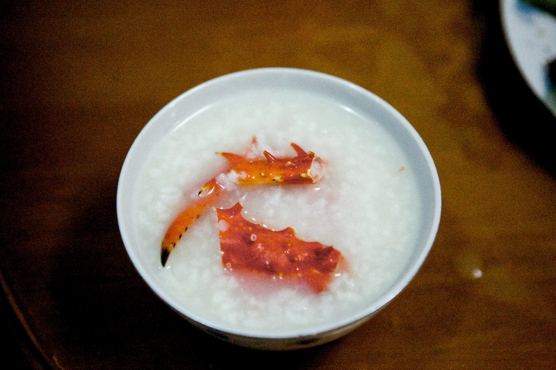 生滚花蟹粥