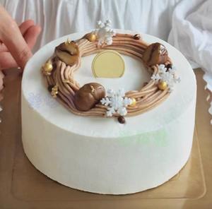 【搬运合集】秋日蛋糕：栗子蛋糕/咖啡蛋糕/森系装饰合集的做法 步骤1