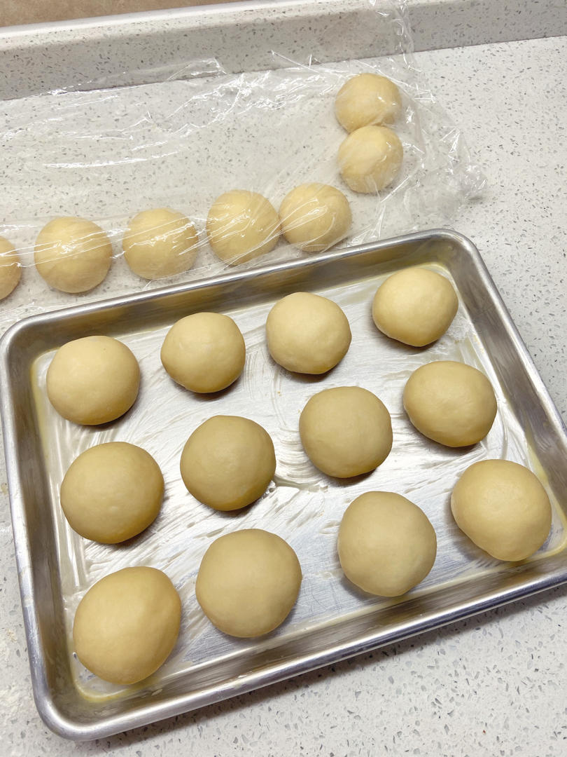 奶黄小餐包-一次发酵超好吃（附快手奶黄馅制作方法）