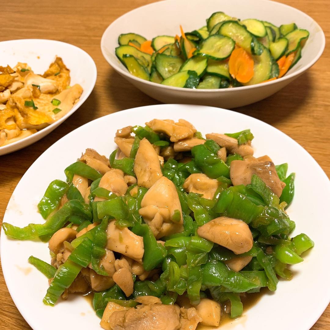 青椒炒鸡腿肉（大厨级别）