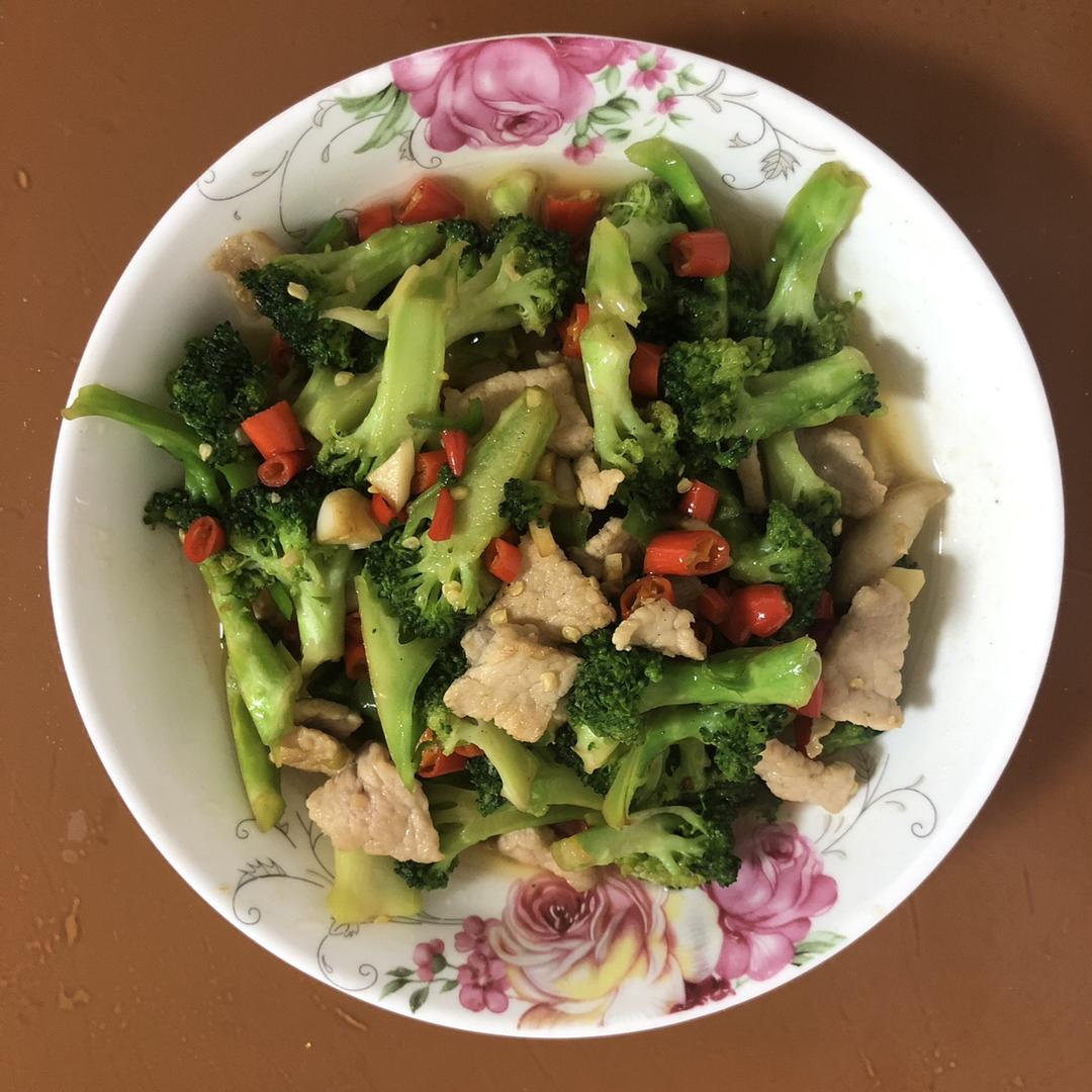 西兰花炒肉