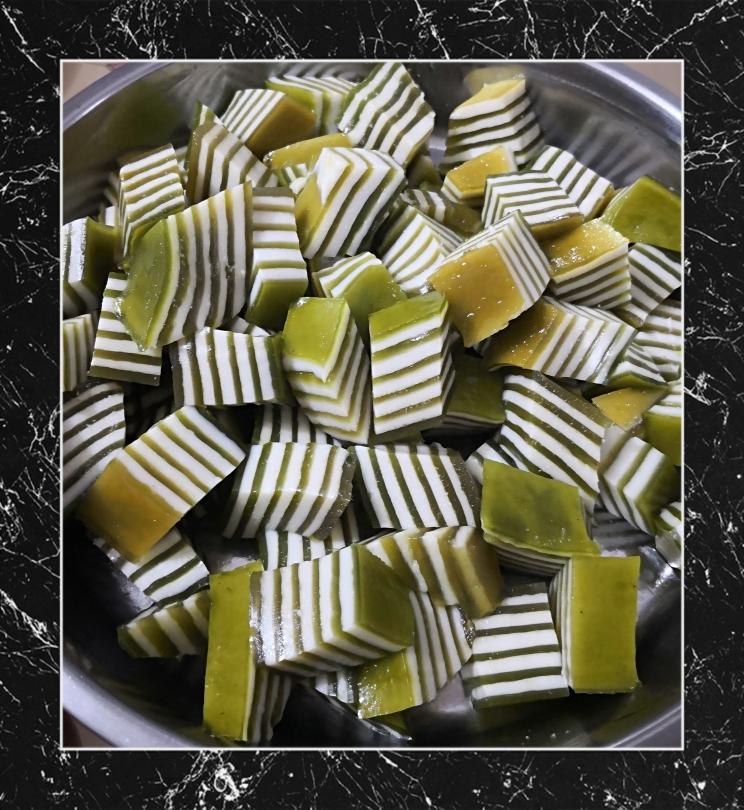 斑斓叶千层糕木薯粉版