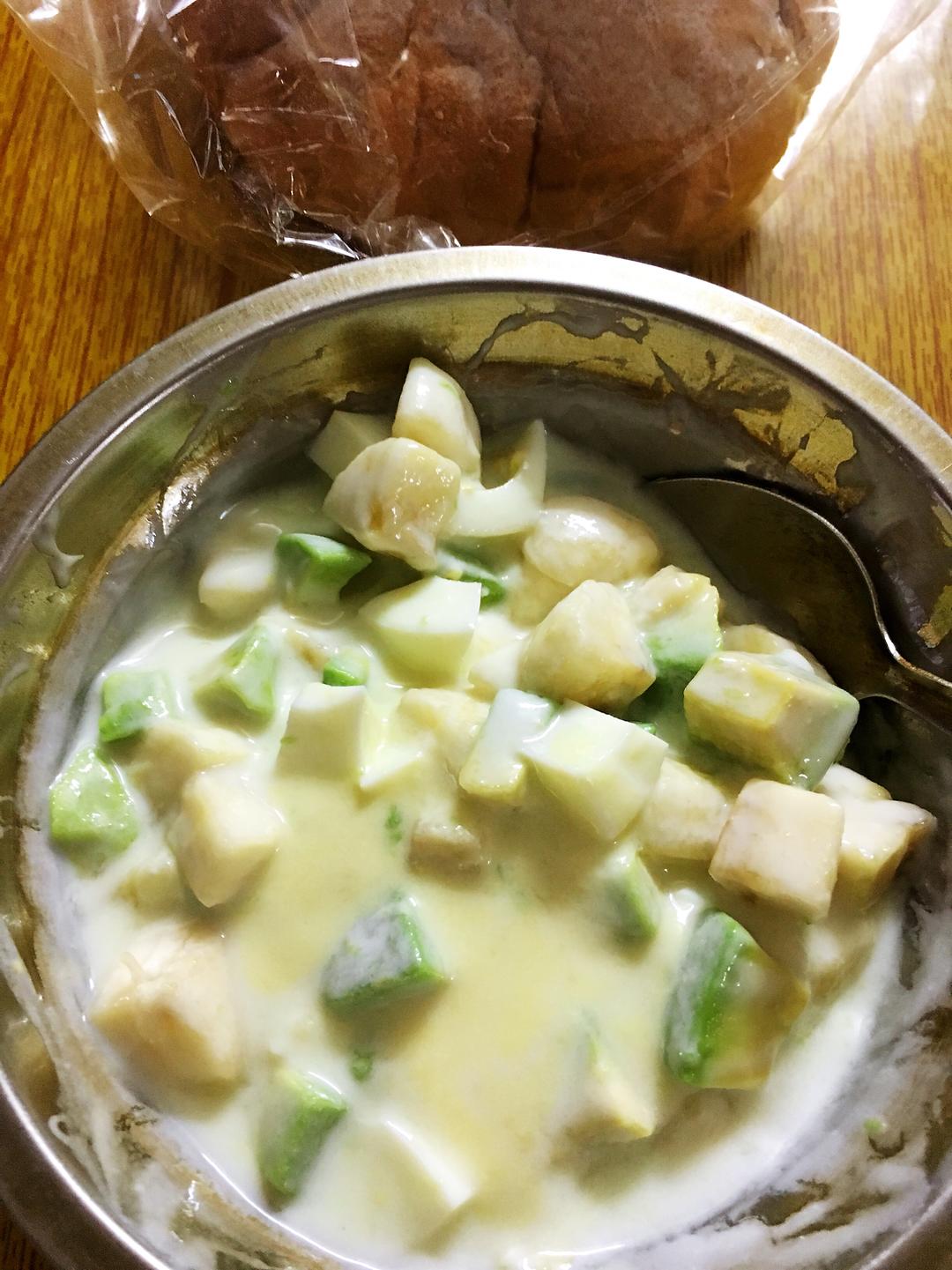 牛油果香蕉鸡蛋酸奶
