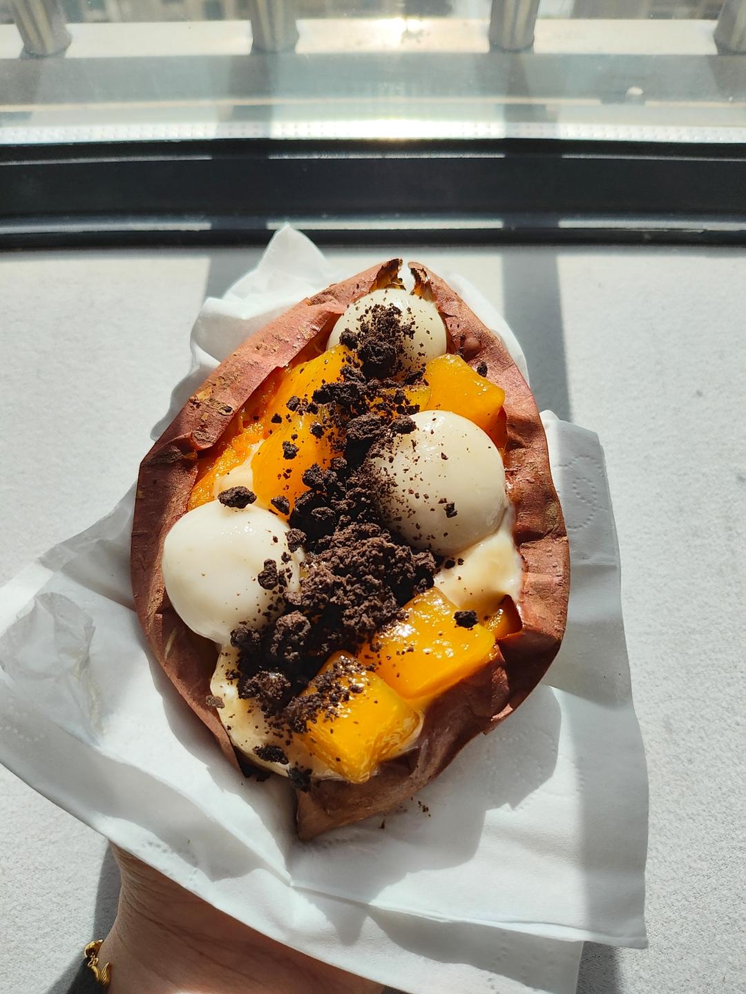 摆摊爆款🔥花式烤红薯‼️软糯拉丝太绝了‼️