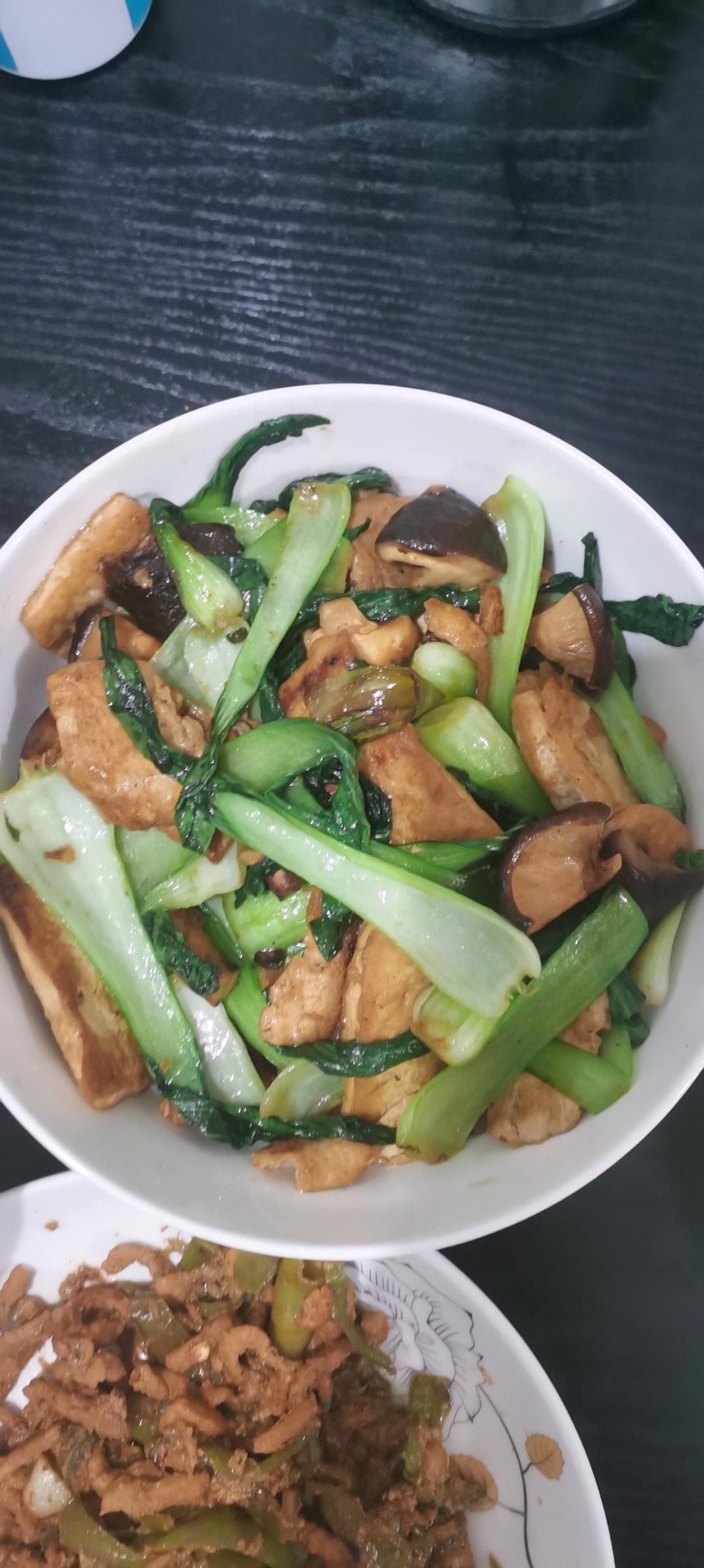 好吃的家常青菜豆腐