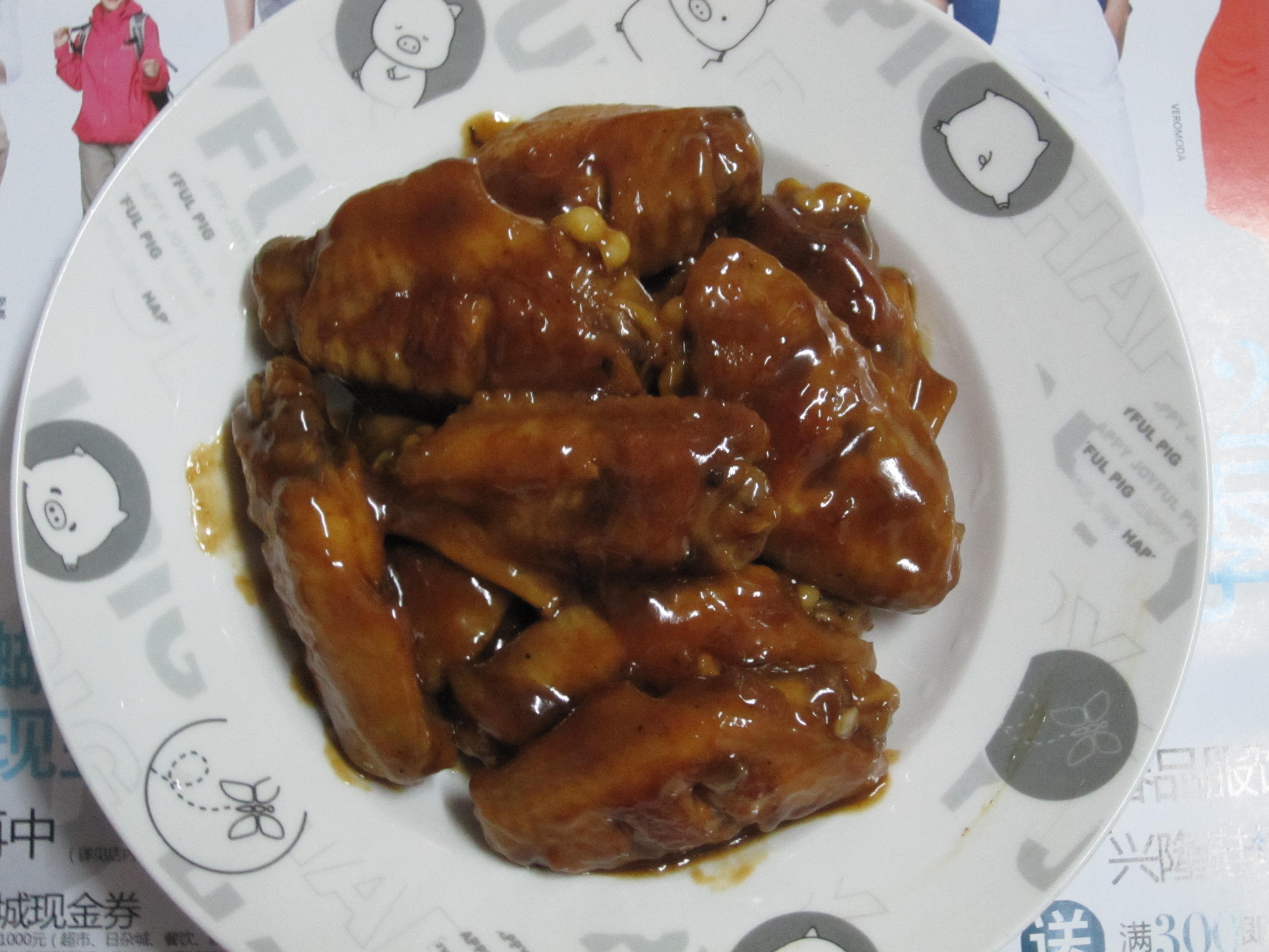 啤酒焖鸡翅