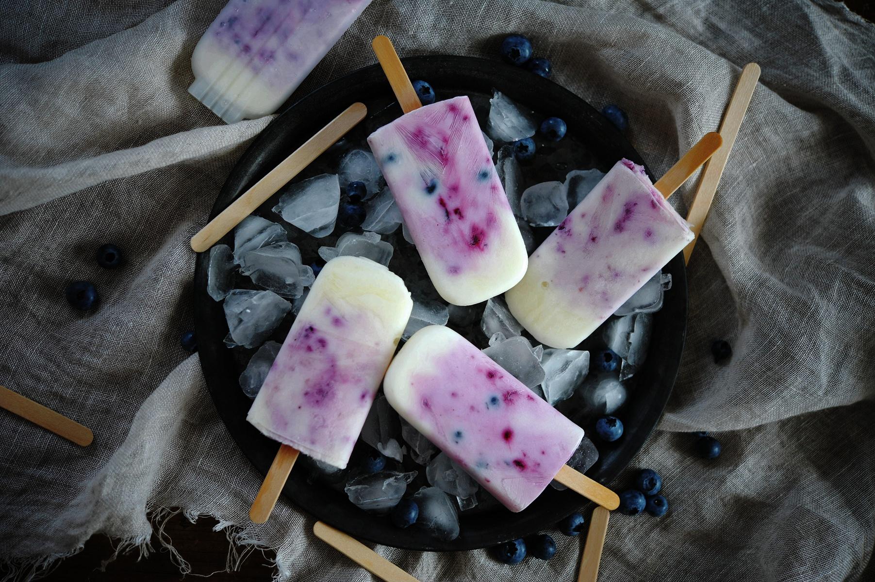 蓝莓酸奶冰棒的做法