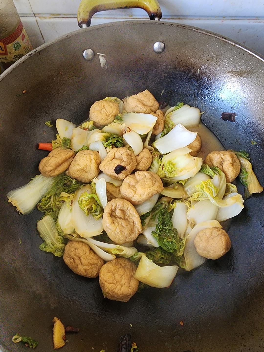 青菜油豆腐