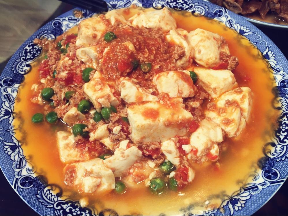 番茄肉沫嫩豆腐
