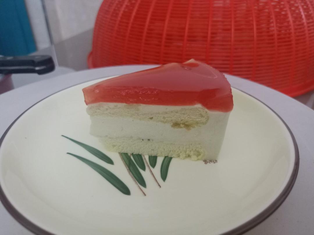 渐变抹茶慕斯蛋糕：我Amanda带着既美又作的抹茶甜点又来了！【曼食慢语】