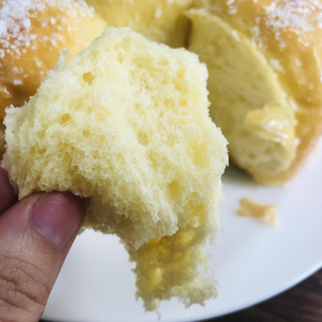 超松软的蒸面包