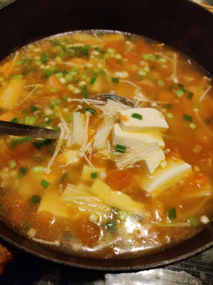 低卡高蛋白番茄豆腐汤