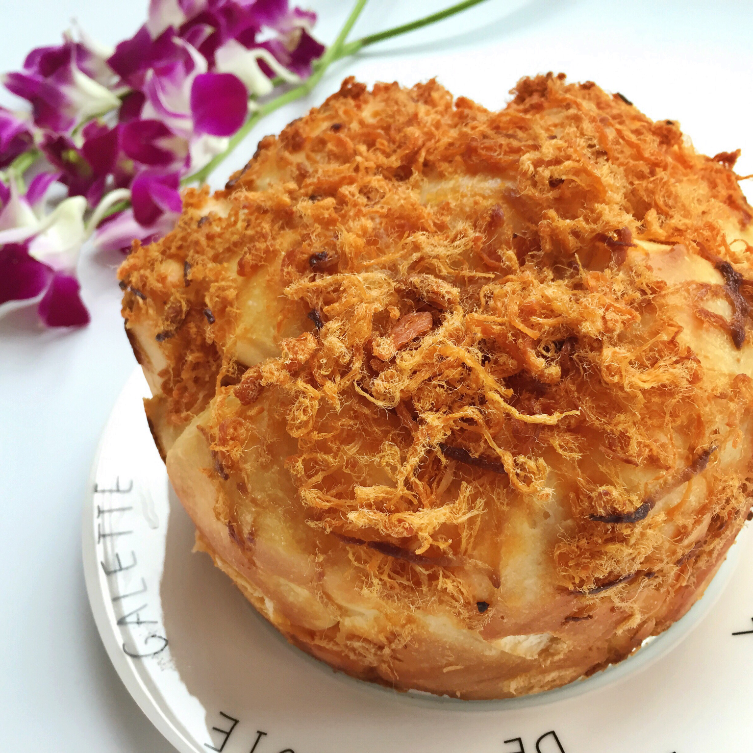 肉松手撕面包—超软会爆浆的面包哟