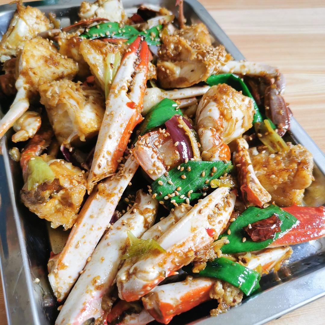 香爆梭子蟹