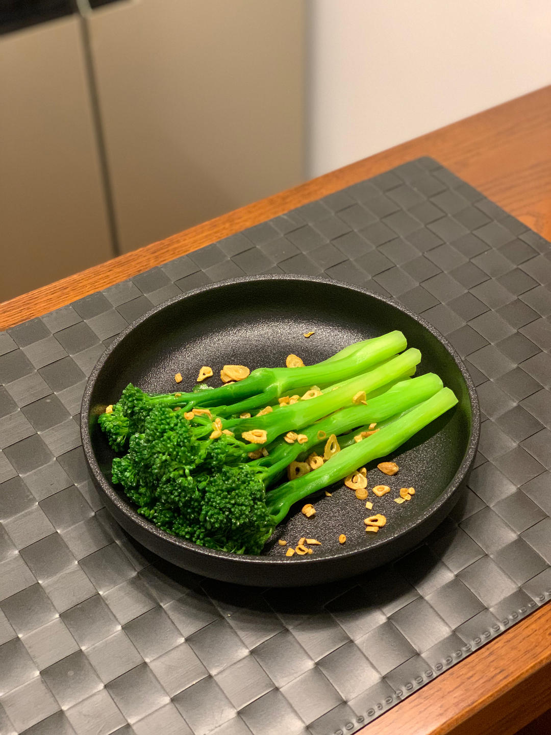 蒜香芦笋西兰花