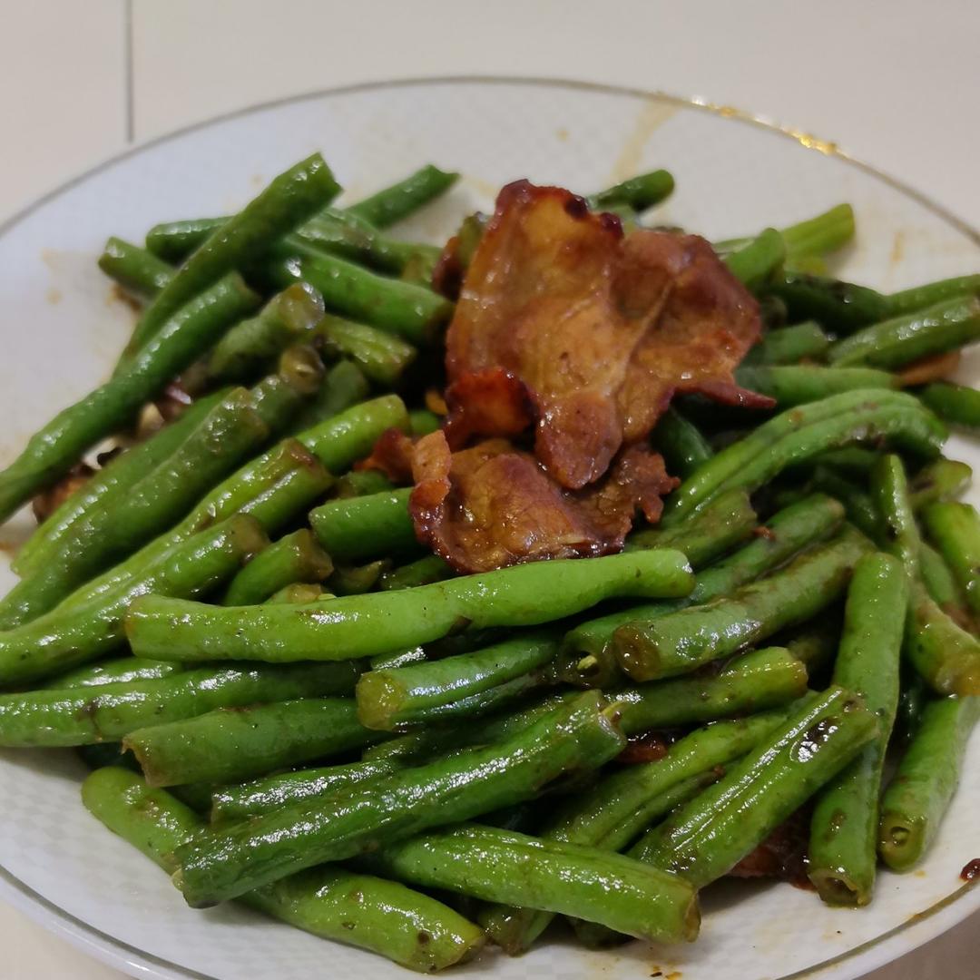 零厨艺的豆角炒肉