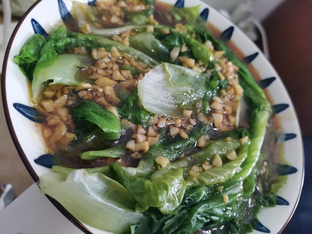 5分钟搞定爆好吃耗油生菜，减肥餐必备菜谱