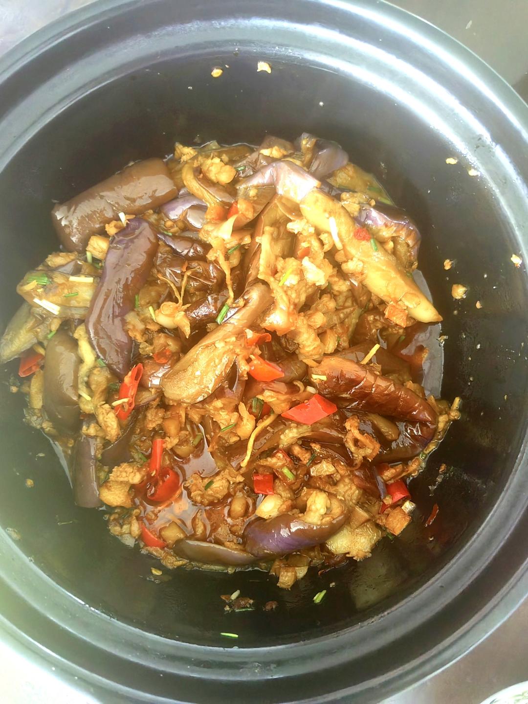不好吃你打我的咸鱼茄子煲