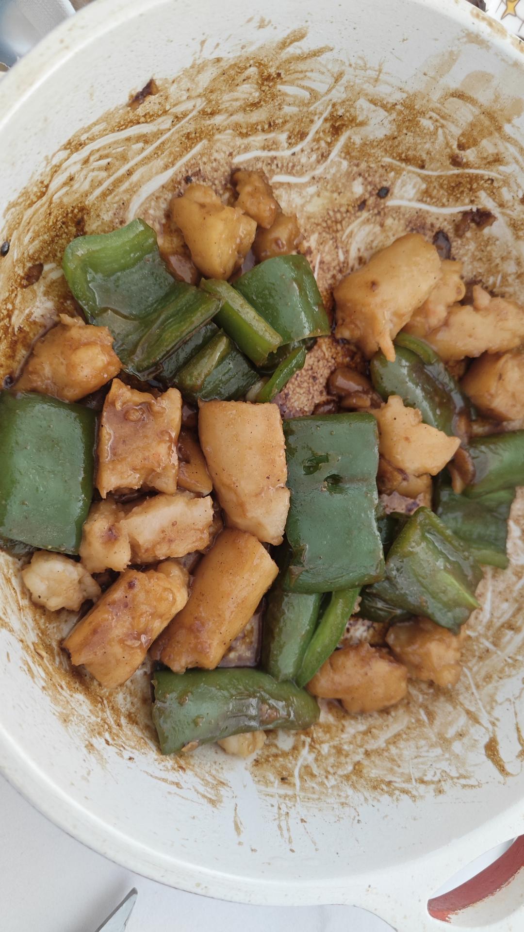 超下饭的青椒酿虾滑