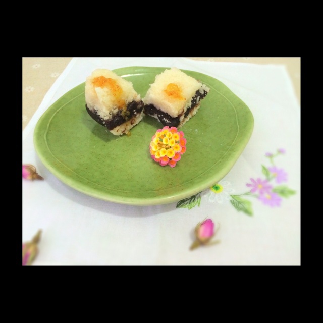 豆沙松糕