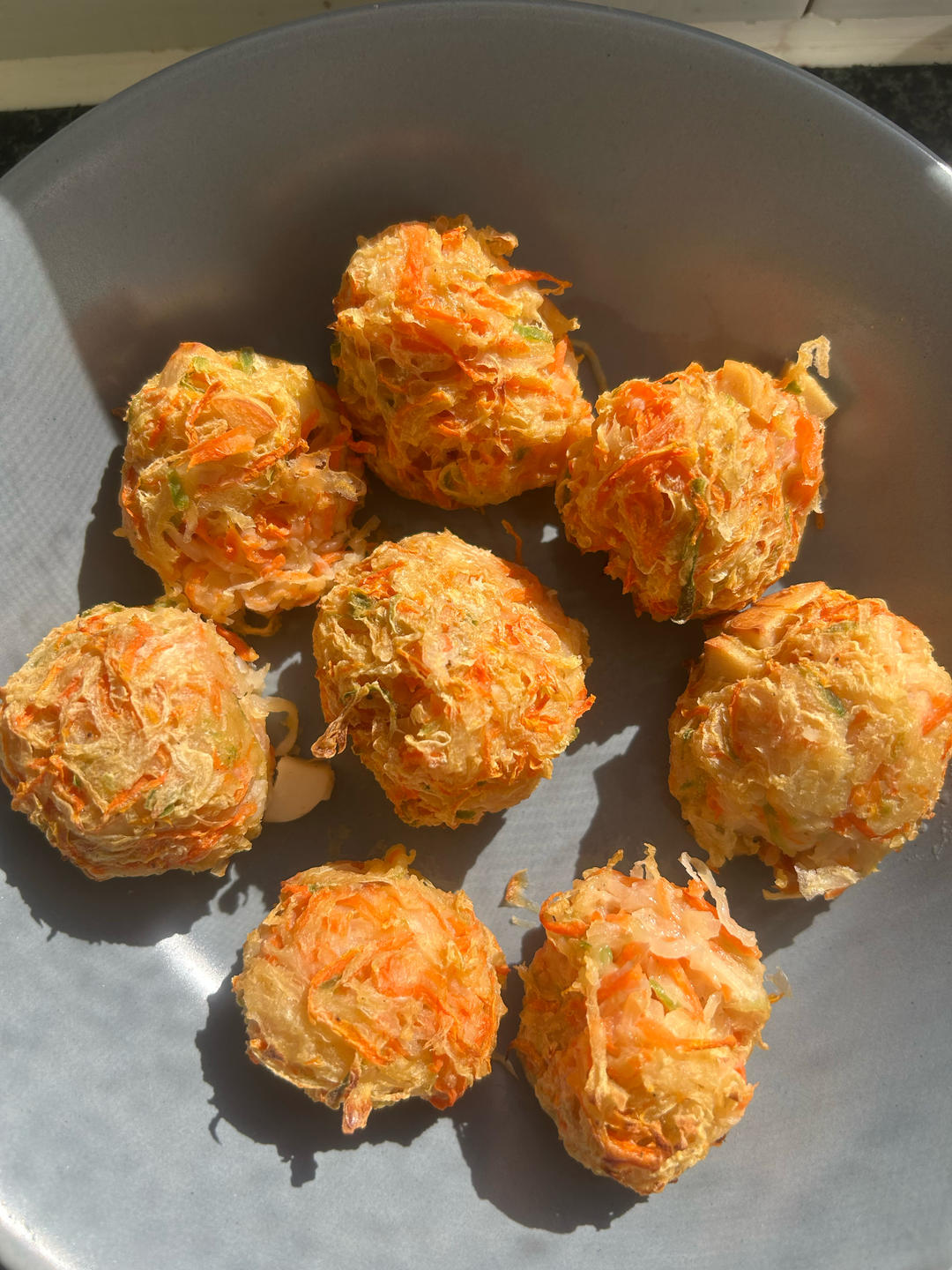 空气炸锅萝卜丝丸子