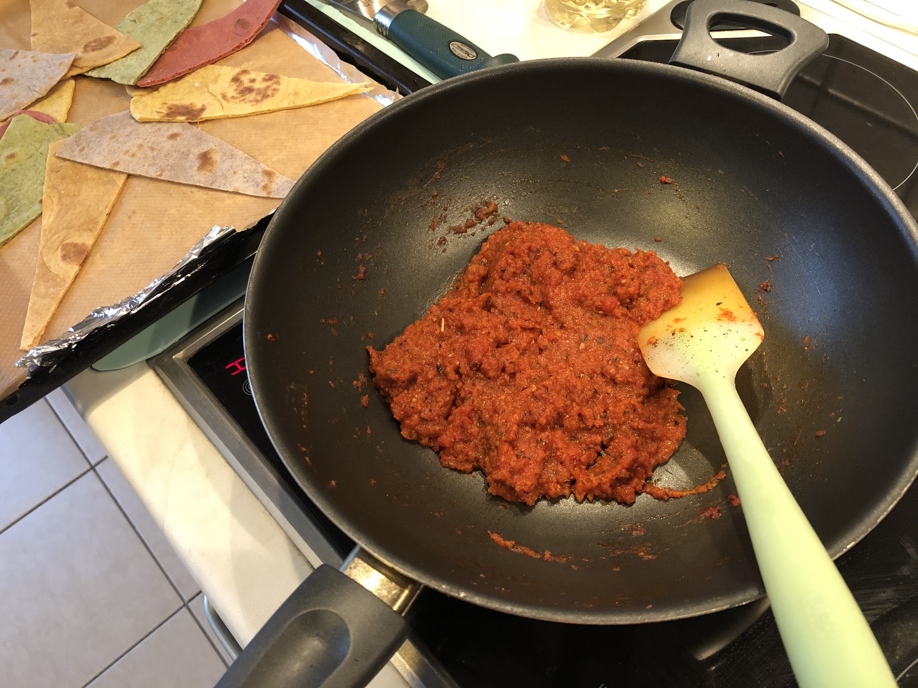 🏵花环卷卷披萨—墨西哥卷饼皮版『玩转Tortilla』的做法 步骤5