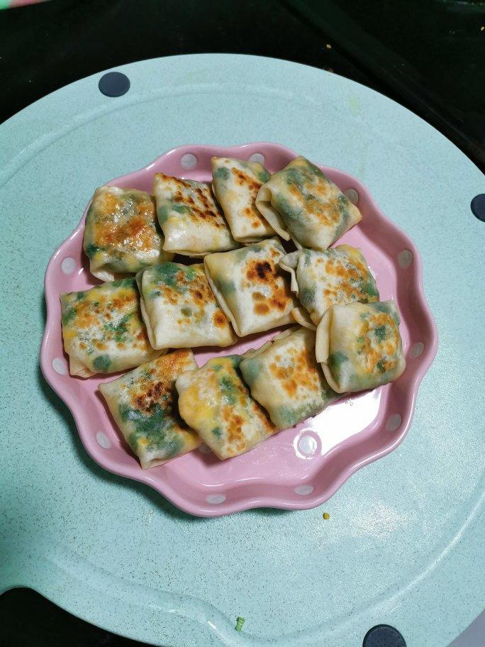 皮薄馅多的韭菜盒子