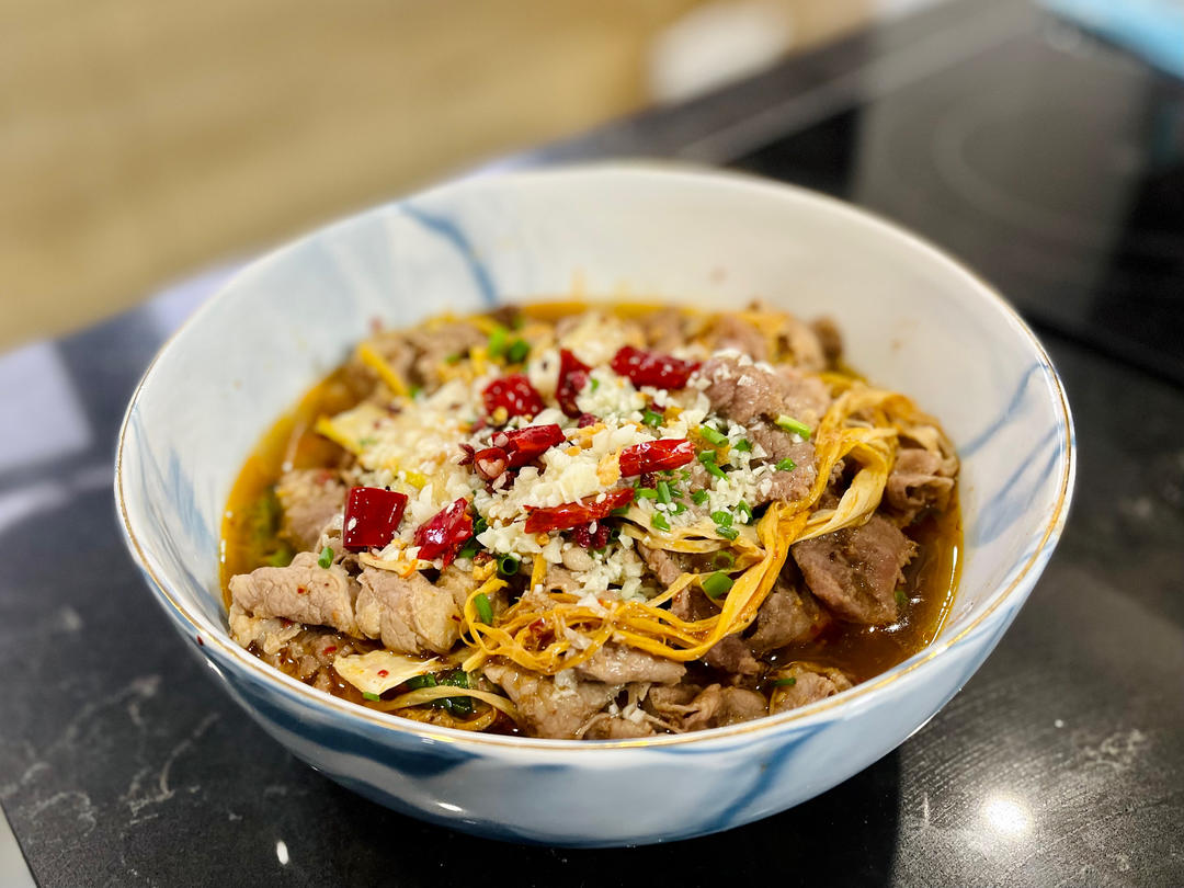 家庭版水煮牛肉片