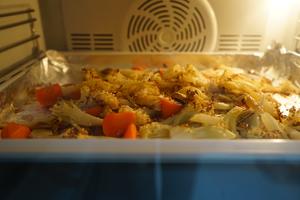 减脂期必备 吃不胖の超低卡美食：
木姜子油烤花菜的做法 步骤8