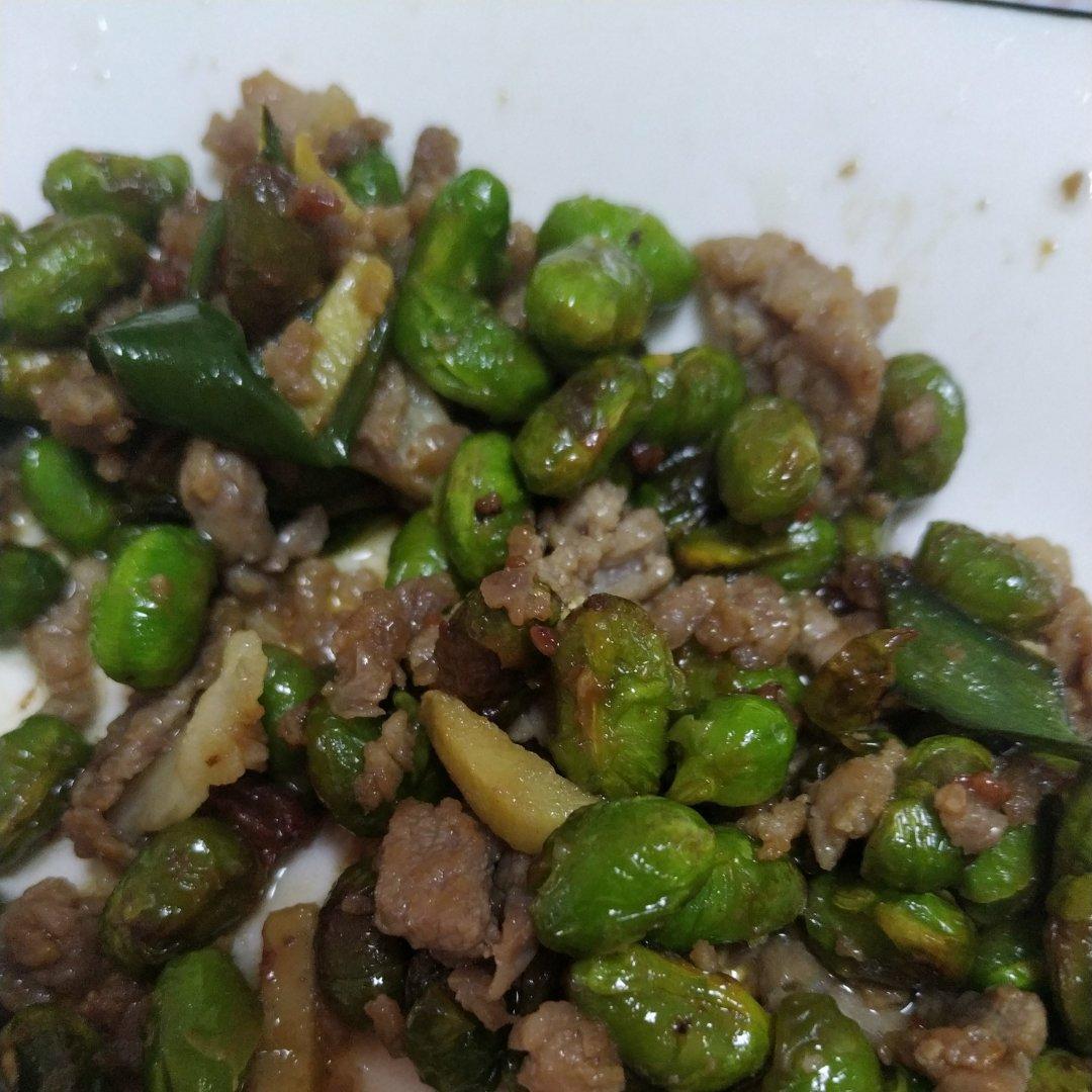下饭菜 肉末毛豆