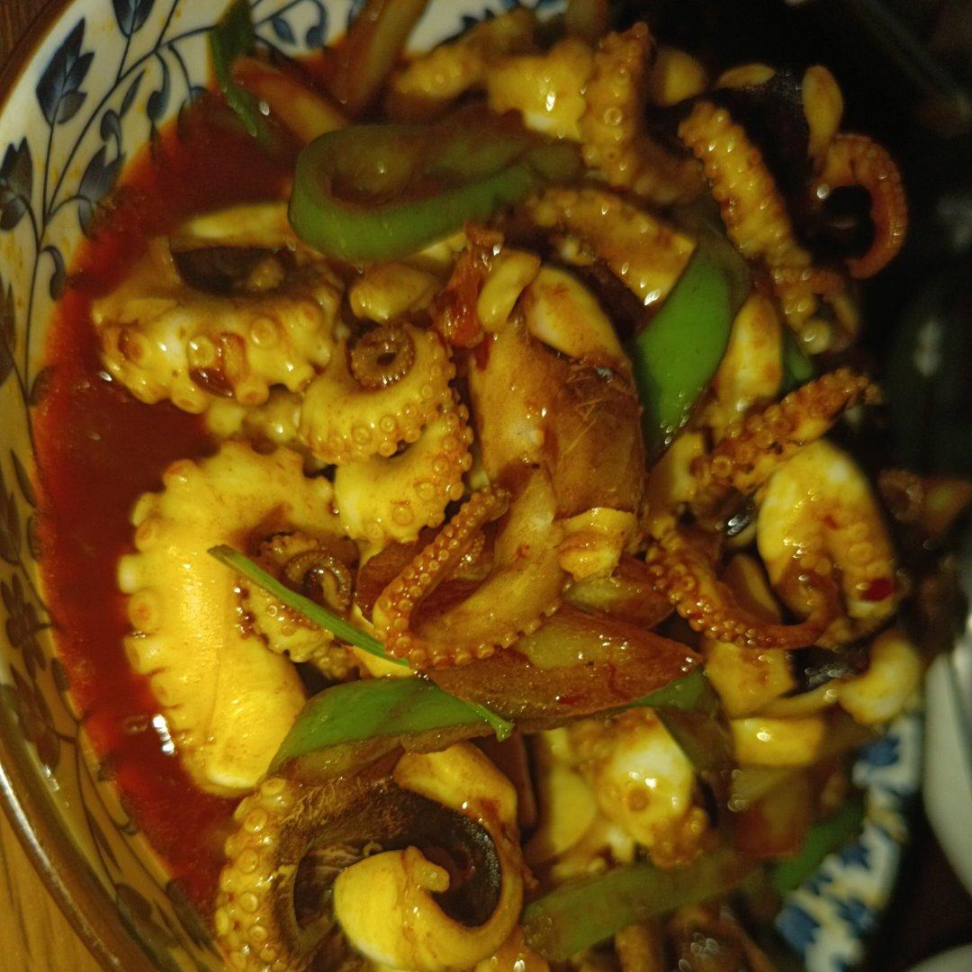 辣炒章鱼