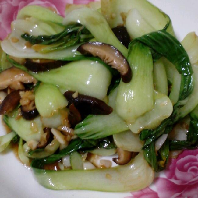 蚝油香菇油菜