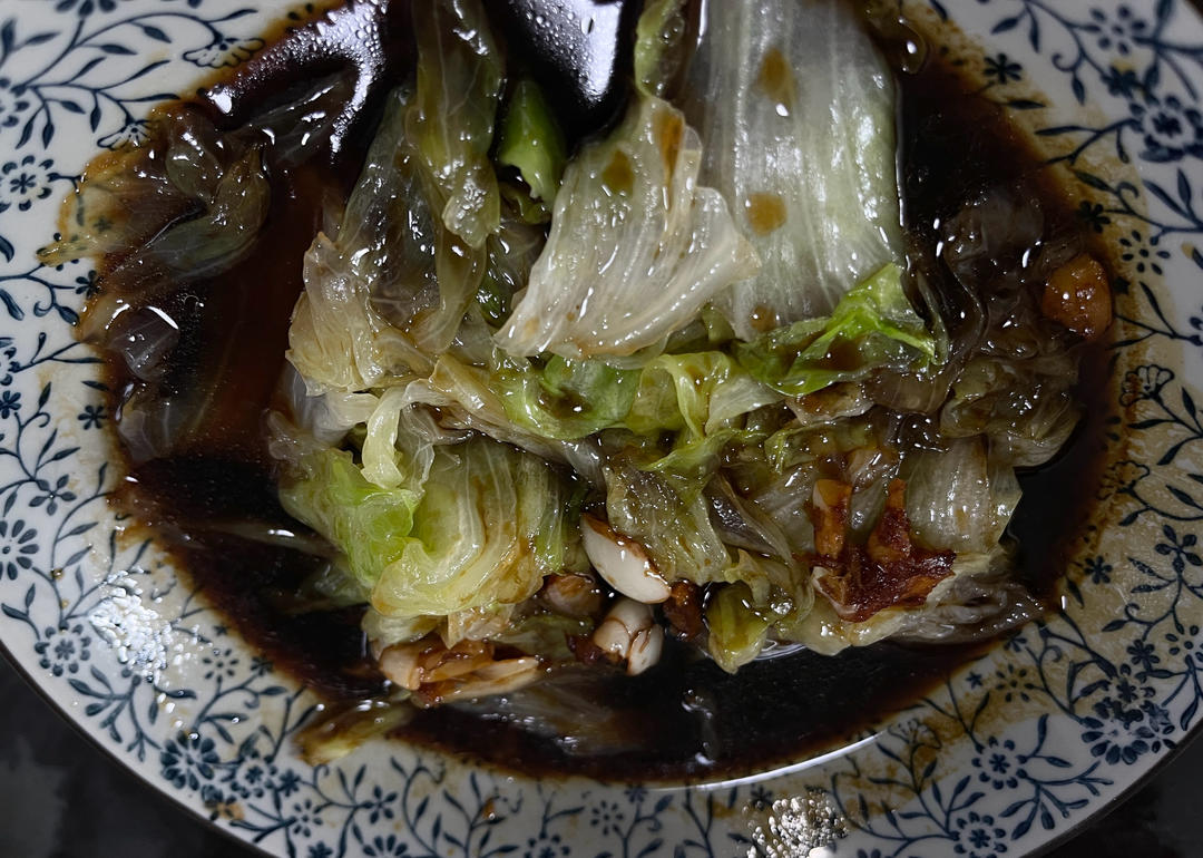 白灼西生菜