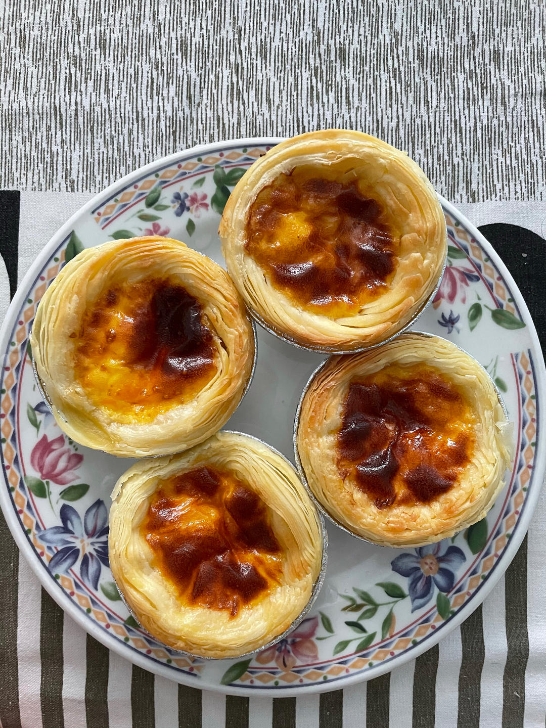 空气炸锅版简版烤蛋挞（神似肯德基！）